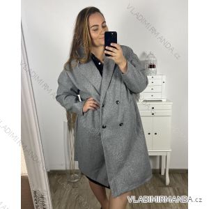 Fleece coat long sleeve zipper hooded women's oversized (XL / 2XLONE SIZE) ITALIAN FASHION IMD211123