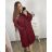 Fleece coat long sleeve zipper hooded women's oversized (XL / 2XLONE SIZE) ITALIAN FASHION IMD211123