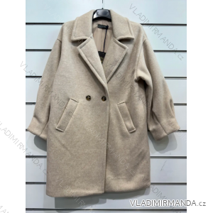 Women's Fluffy Long Sleeve Coat (S/M ONE SIZE) ITALIAN FASHION IMPSH239848