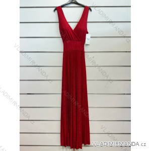 Women's Strapless Long Party Dress (S/M ONE SIZE) ITALIAN FASHION IMPSH2360055