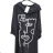 Women's Long Sleeve Pendant Dress (S/M ONE SIZE) ITALIAN FASHION IMPLI2371653