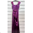 Women's Strapless Long Party Dress (S/M ONE SIZE) ITALIAN FASHION IMPSH2360055 purple S / M