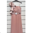 Women's Strapless Long Party Dress (S/M ONE SIZE) ITALIAN FASHION IMPSH2360055 red S / M