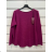 Women's Oversized Long Sleeve Knitted Sweater (S/M ONE SIZE) ITALIAN FASHION IMPSH23996