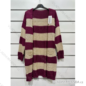 Women's Long Sleeve Knitted Cardigan (S/M ONE SIZE) ITALIAN FASHION IMPSH235300