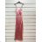Women's Strapless Long Party Dress (S/M ONE SIZE) ITALIAN FASHION IMPSH2360055 white S / M