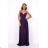 Women's Strapless Long Party Dress (S/M ONE SIZE) ITALIAN FASHION IMPSH2360055 fialová purpurová S / M