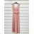 Women's Strapless Long Party Dress (XL/2XL BIG SIZE) ITALIAN FASHION IMPSH245192A Light blue XL/2XL