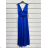 Women's Strapless Long Party Dress (XL/2XL BIG SIZE) ITALIAN FASHION IMPSH245192A Light blue XL/2XL