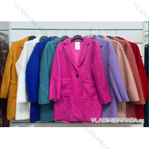 Women's Long Sleeve Lamb Coat (S/M ONE SIZE) ITALIAN FASHION IMPSH2321301
