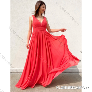 Women's Sleeveless Long Party Dress (S/M ONE SIZE) ITALIAN FASHION IMPSH2480566