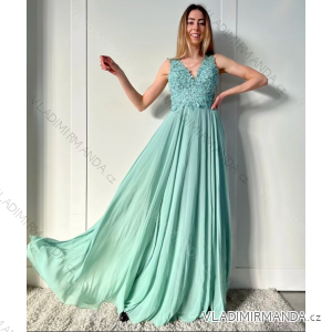 Women's Strapless Long Party Dress (S/M ONE SIZE) ITALIAN FASHION IMPSH2360055