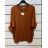Women's Oversize Long Sleeve Tunic (S/M ONE SIZE) ITALIAN FASHION IMPSH2316090