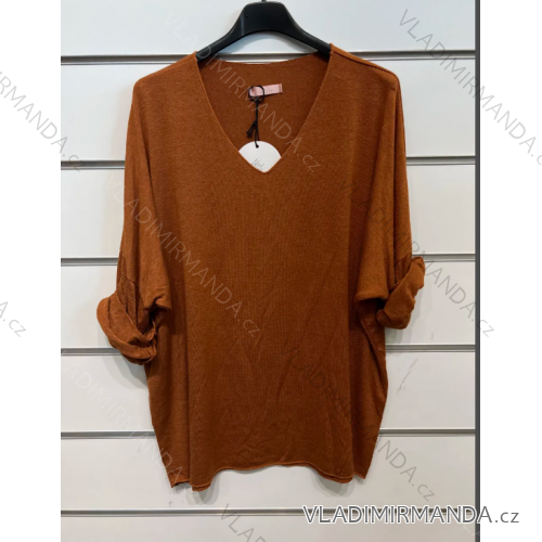 Women's Oversize Long Sleeve Tunic (S/M ONE SIZE) ITALIAN FASHION IMPSH2316090