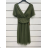 Women's Elegant Short Sleeve Party Dress (S/M ONE SIZE) ITALIAN FASHION IMPSH2435981 Purple Purple S/M