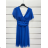 Women's Elegant Short Sleeve Party Dress (S/M ONE SIZE) ITALIAN FASHION IMPSH2435981 Purple Purple S/M