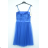Women's Strapless Long Party Dress (S/M ONE SIZE) ITALIAN FASHION IMPSH2360055 dark blue S / M
