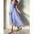Women's Strapless Long Party Dress (S/M ONE SIZE) ITALIAN FASHION IMPSH2380156 fialová purpurová S / M