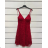 Women's Strapless Long Party Dress (S/M ONE SIZE) ITALIAN FASHION IMPSH2360055 beige S / M