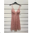 Women's Strapless Long Party Dress (S/M ONE SIZE) ITALIAN FASHION IMPSH2360055 beige S / M