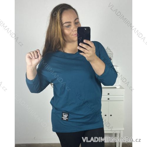 Women's long sleeve tunic oversized (UNI XL-2XL) ITALIAN FASHION IM720050