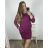 Women's Summer Cotton Short Sleeve Dress (S/M ONE SIZE) ITALIAN FASHION IM722253 2XL/3XL hořčicová