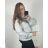 Women's Long Sleeve Turtleneck Sweater (2XL/3XL ONE SIZE) ITALIAN FASHION IM423JULIA