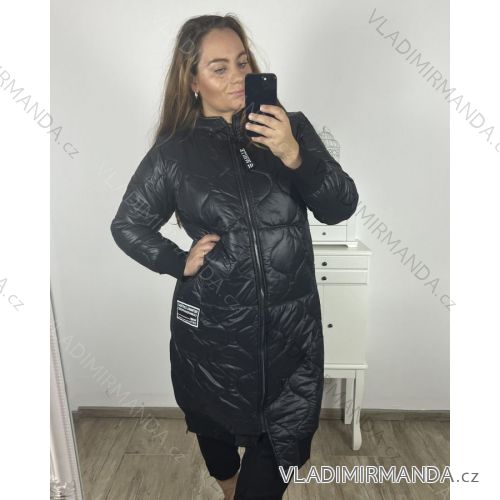 Women's Plus Size Hooded Jacket (XL/2XL ONE SIZE) ITALIAN FASHION IM422684
