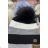 Women's warm winter fleece hat (ONE SIZE) WROBI POLAND PV919036