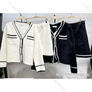 Women's Elegant Long Pants and Long Sleeve Blazer Set (S/M ONE SIZE) ITALIAN FASHION IMPBB232MY8908