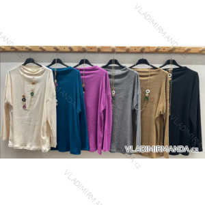 Women's Stripe Long Sleeve Sweater (S/M ONE SIZE) ITALIAN FASHION IMPDY23ZS5231