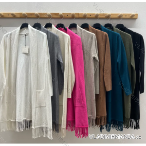 Women's Long Sleeve Knitted Cardigan (S/M ONE SIZE) ITALIAN FASHION IMPLI227095