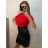 Women's Short Sleeve Warm Turtleneck T-Shirt (S/M ONE SIZE) ITALIAN FASHION IMM22FD5805/DR -   Old-pink
,   S/M