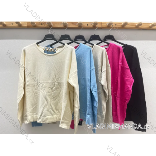 Women's Stripe Long Sleeve Sweater (S/M ONE SIZE) ITALIAN FASHION IMPDY23ZS5231