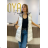 Women's Jacket Vest Coat Sleeveless (S/M ONE SIZE) ITALIAN FASHION IMPDY23SSH8067