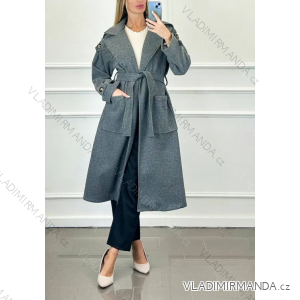 Women's Long Sleeve Coat (S/M ONE SIZE) ITALIAN FASHION IMPDY23SSH6013