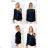 Women's Long Sleeve Tunic/Blouse (S/M ONE SIZE) ITALIAN FASHION IMPDY23YAGE9773