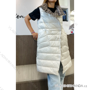 Women's Jacket Vest Coat Sleeveless (S/M ONE SIZE) ITALIAN FASHION IMPDY23SSH8067