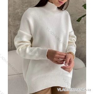 Women's Oversized Turtleneck Long Sleeve Sweater (S/M ONE SIZE) FRENCH FASHION FMWT23DT55559