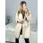 Kabát flaušový beránek dámský (M/L ONE SIZE) ITALSKá MóDA IM321570