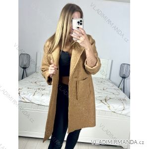 Kabát flaušový beránek dámský (M/L ONE SIZE) ITALSKá MóDA IM321570