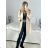 Kabát flaušový beránek dámský (M/L ONE SIZE) ITALSKá MóDA IM321570 S/M black