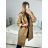 Kabát flaušový beránek dámský (M/L ONE SIZE) ITALSKá MóDA IM321570 S/M black