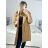 Kabát flaušový beránek dámský (M/L ONE SIZE) ITALSKá MóDA IM321570 S/M black