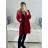 Kabát flaušový beránek dámský (M/L ONE SIZE) ITALSKá MóDA IM321570 S/M black
