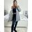 Women's Fluffy Long Sleeve Coat (S-3XL) ITALIAN FASHION IMT23001 XL black