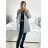 Women's Fluffy Long Sleeve Coat (S-3XL) ITALIAN FASHION IMT23001 XL black