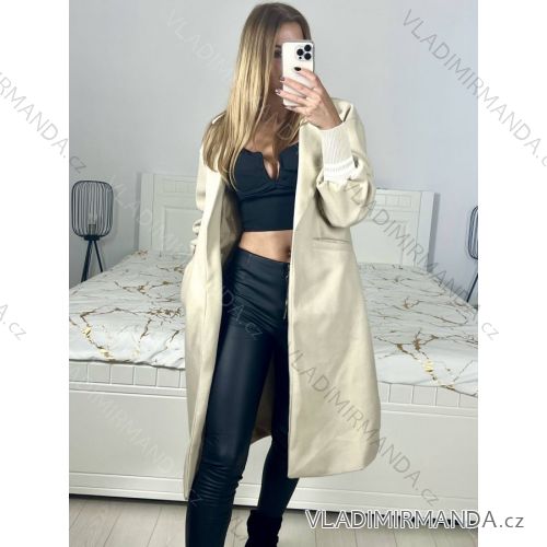 Women's Button Down Fluffy Coat (S/M/L ONE SIZE) ITALIAN FASHION IMD22962