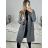 Women's Fluffy Coat (S/M ONE SIZE) ITALIAN FASHION IMWKK223668 S/M béžová