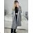 Women's Fluffy Coat (S/M ONE SIZE) ITALIAN FASHION IMWKK223668 béžová S/M